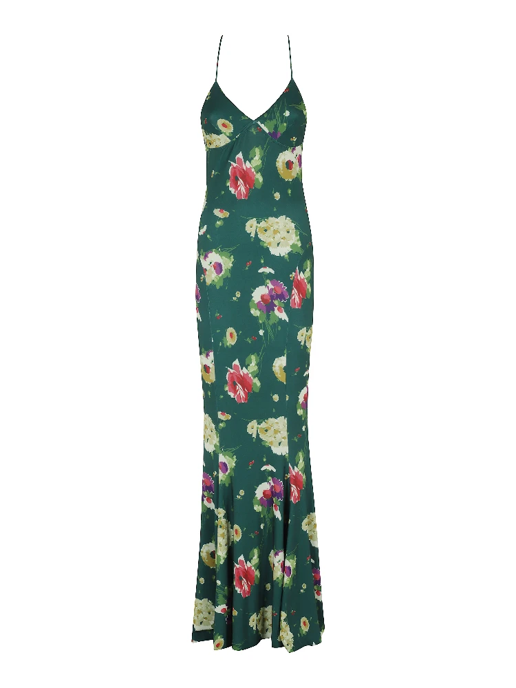 LOW BACK SLIP FISHTAIL GOWN