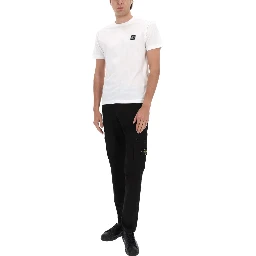 CARGO PANTS WITH LOGO PATCH