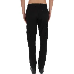 CARGO PANTS WITH LOGO PATCH