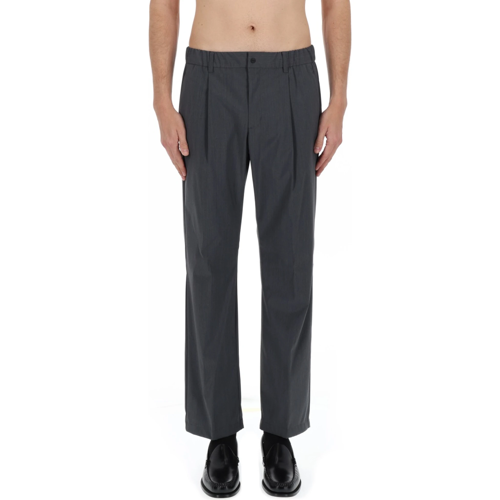 WOOL BLEND TAILORED PANTS