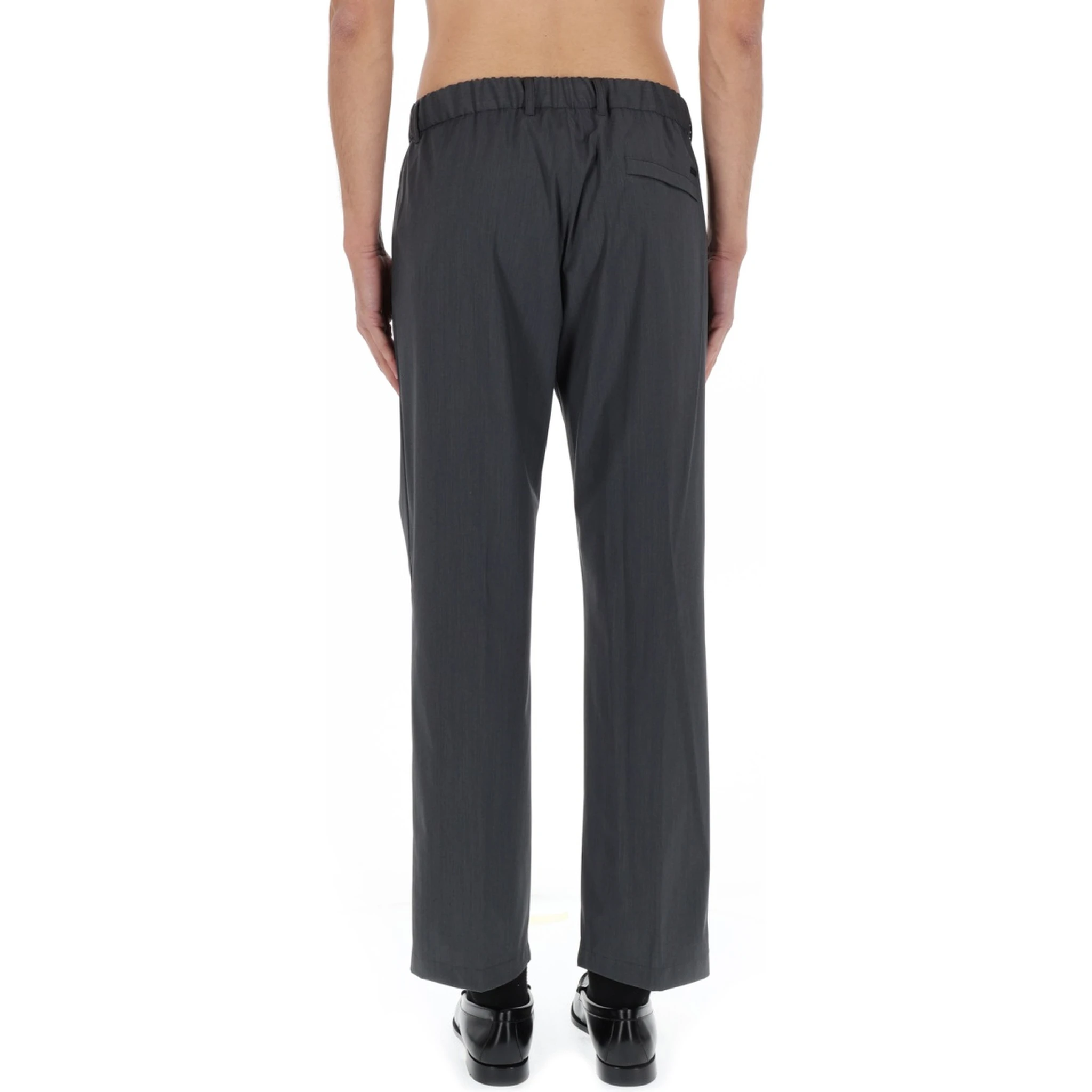 WOOL BLEND TAILORED PANTS