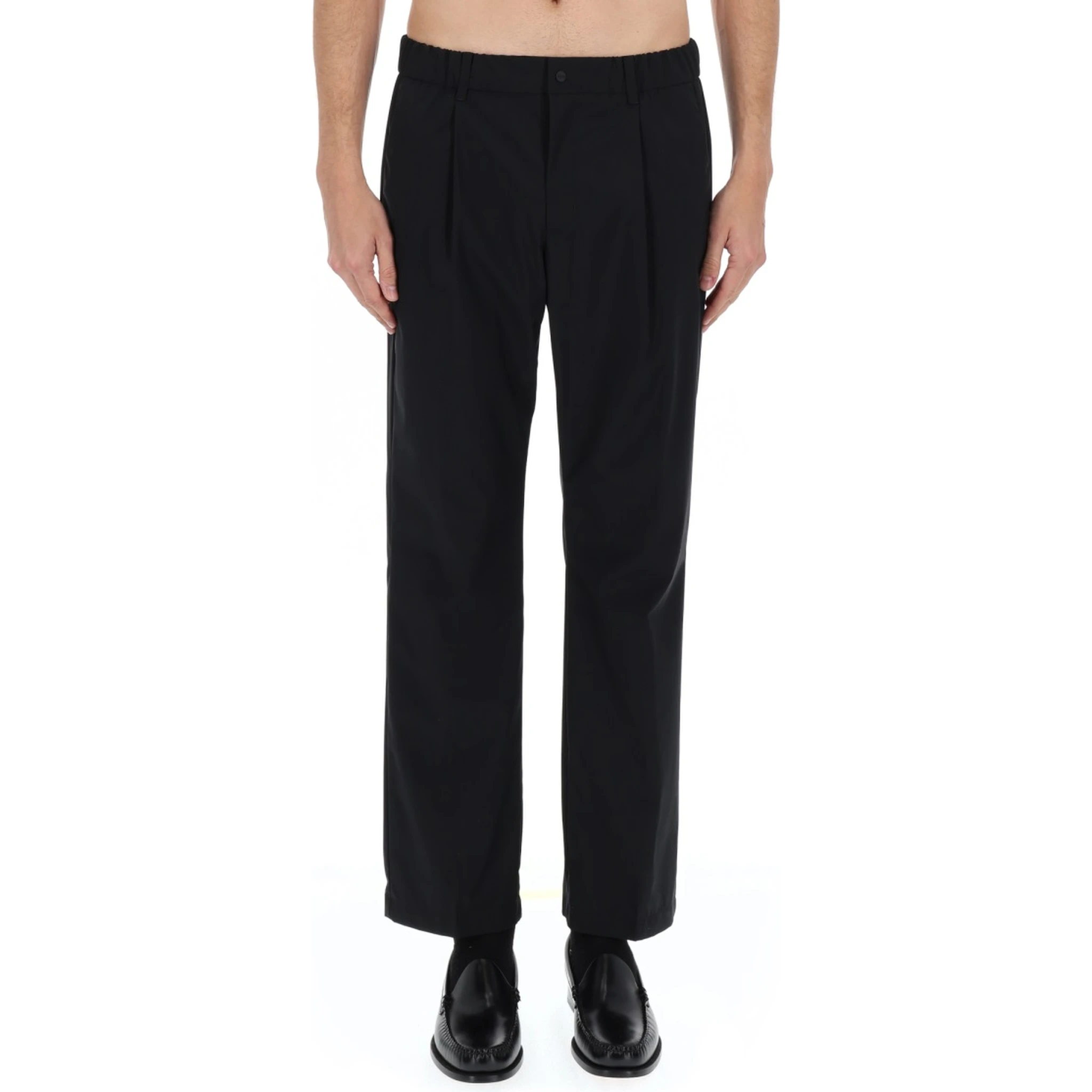 WOOL BLEND TAILORED PANTS