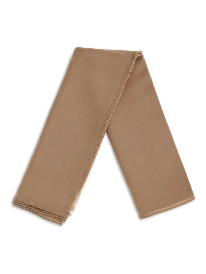 Beige Silk Scarf