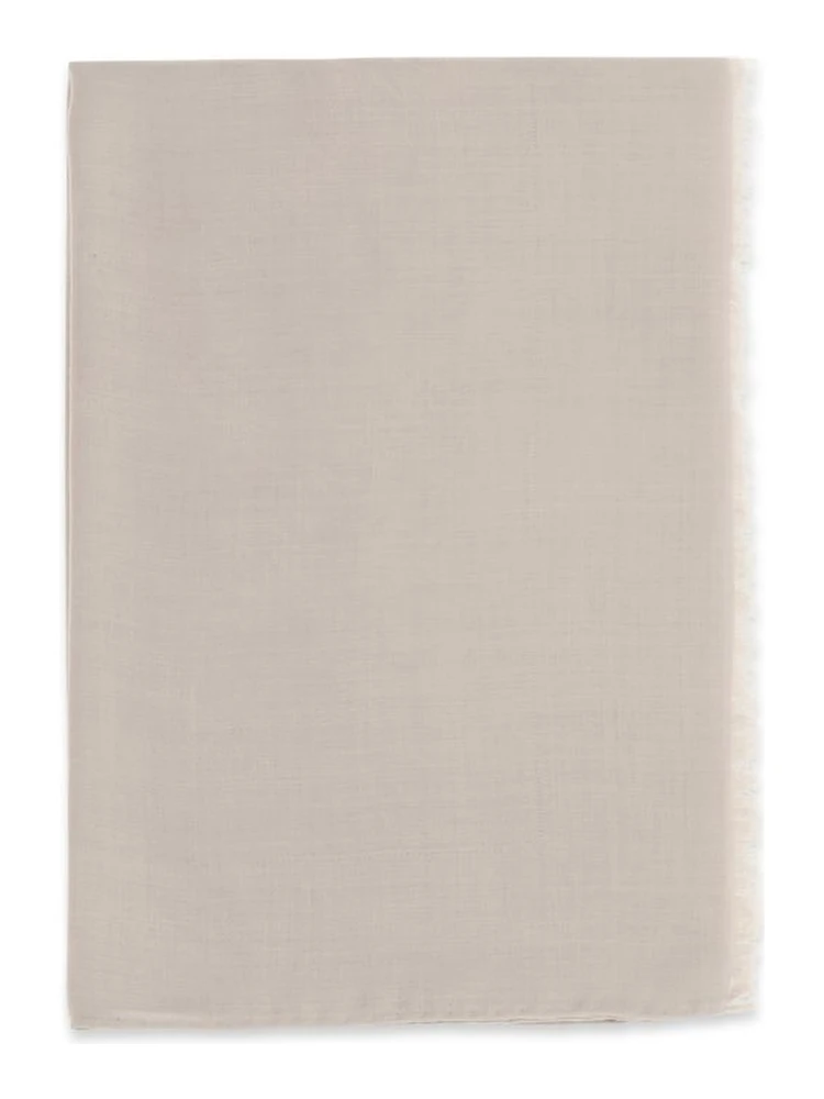 Beige Silk Scarf