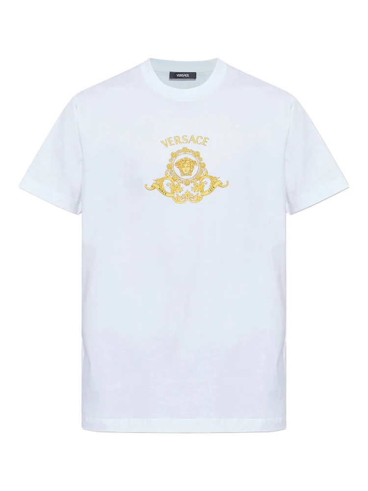 Versace T-shirts and Polos White