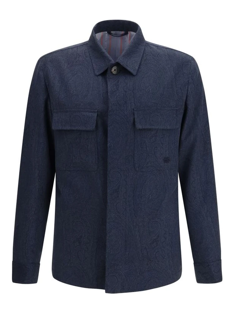 Blue Wool Coat