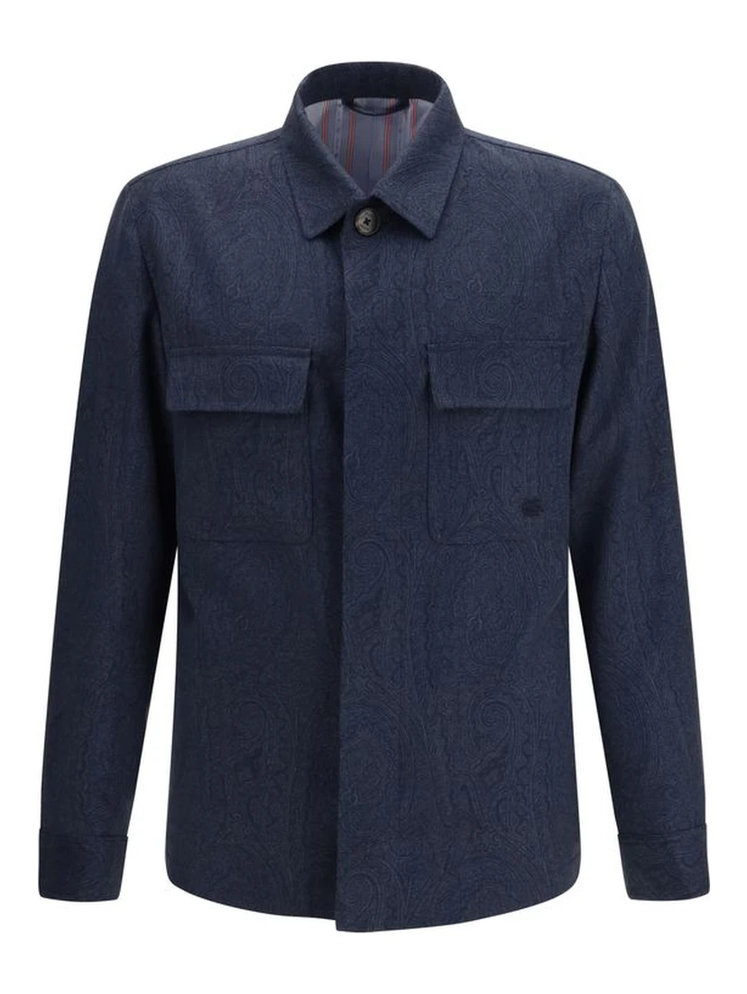 Blue Wool Coat