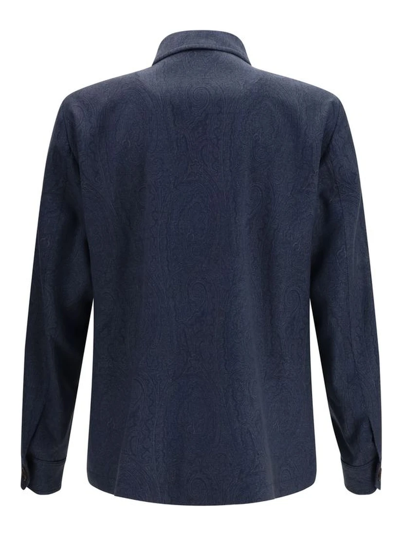 Blue Wool Coat