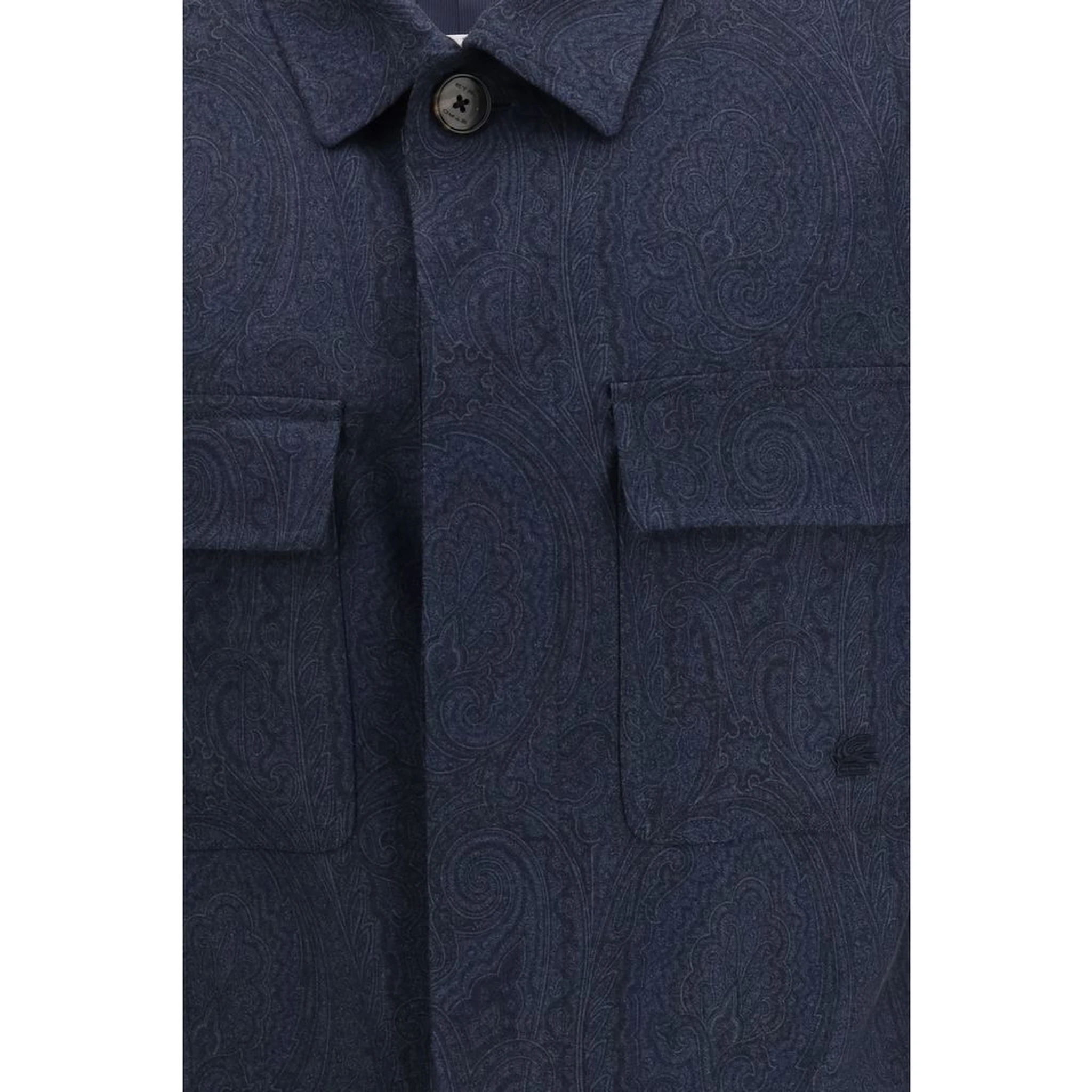 Blue Wool Coat