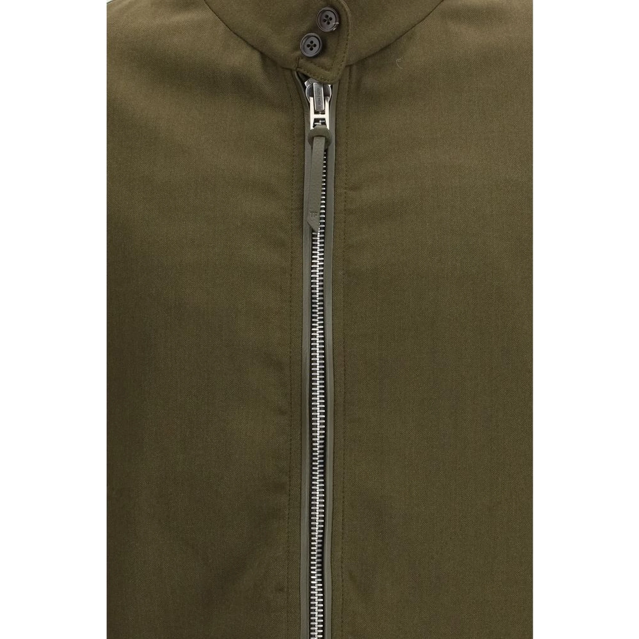 Bicolor Fleece Wool Full-Length Jacket