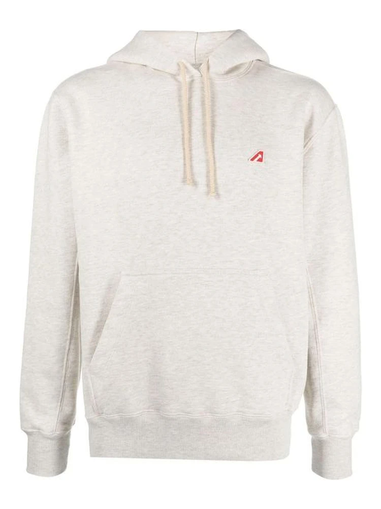 Beige Cotton Hoodie
