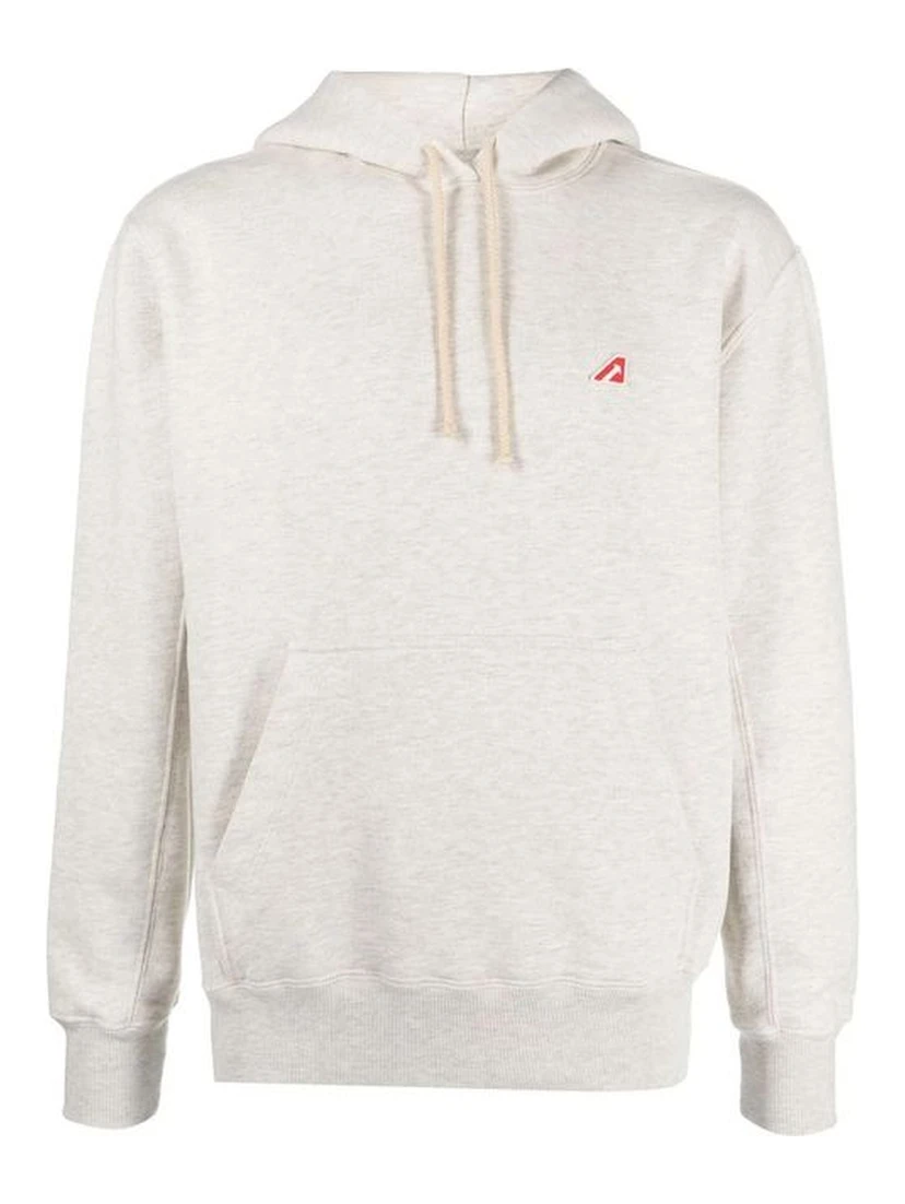 Beige Cotton Hoodie
