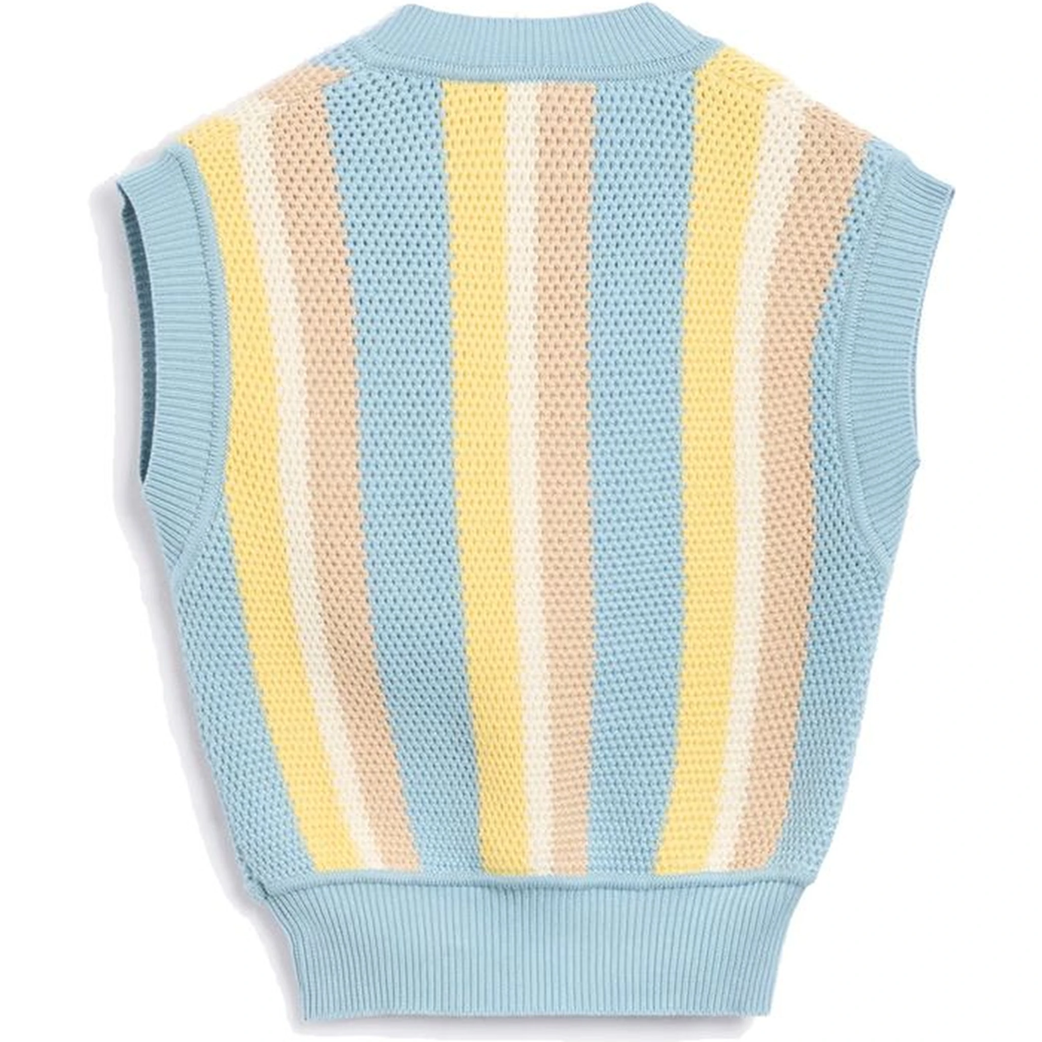 Blue Cotton Waistcoat