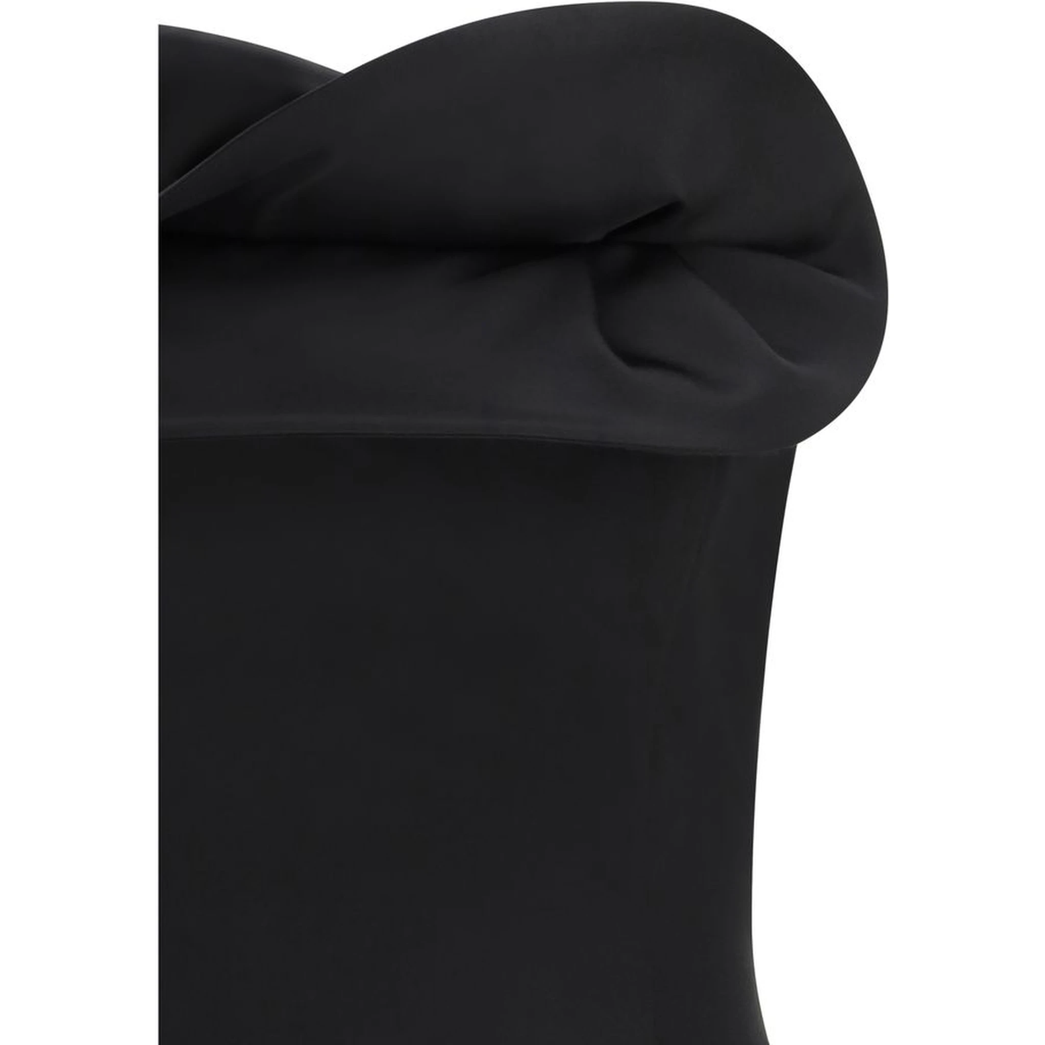 Black Fleece Wool Top