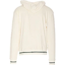 White Cotton Hoodie