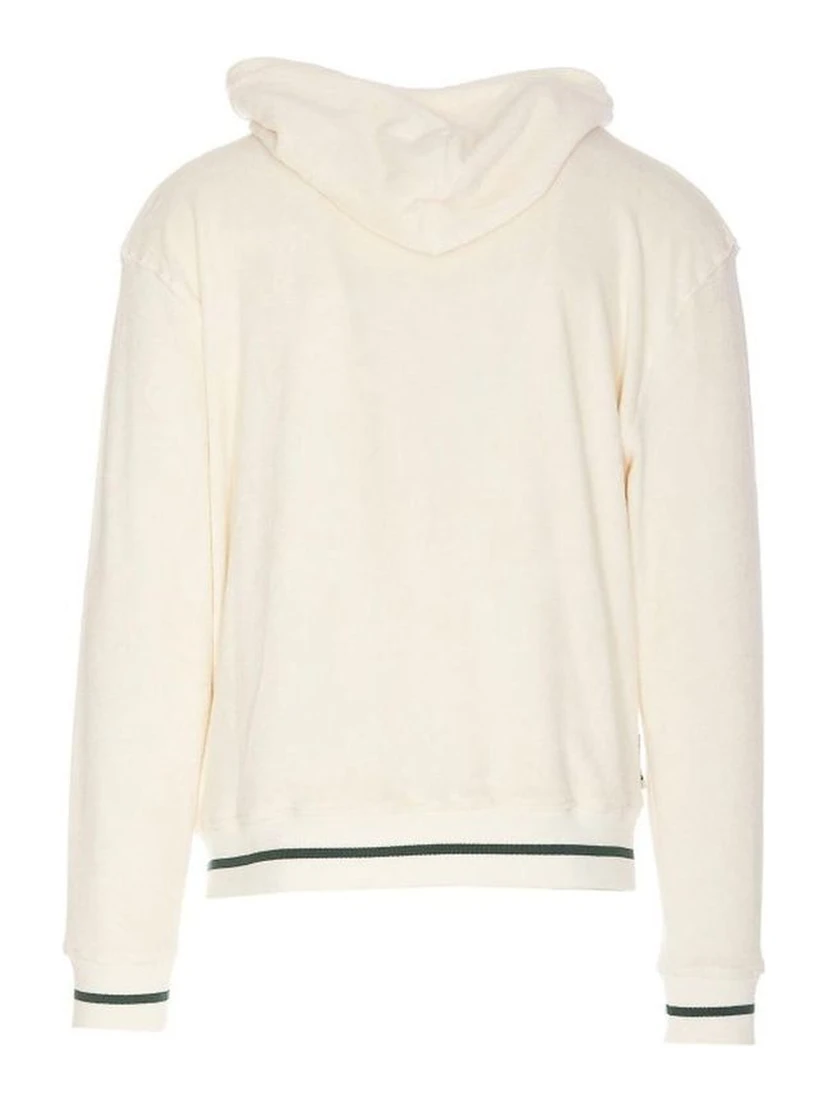 White Cotton Hoodie
