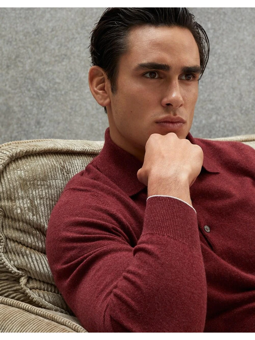 Red Cashmere Sweater