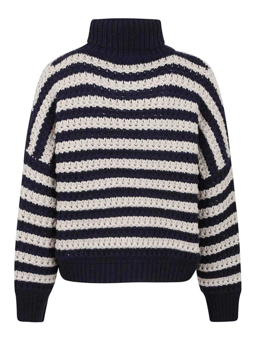 Blue Wool Sweatshirt