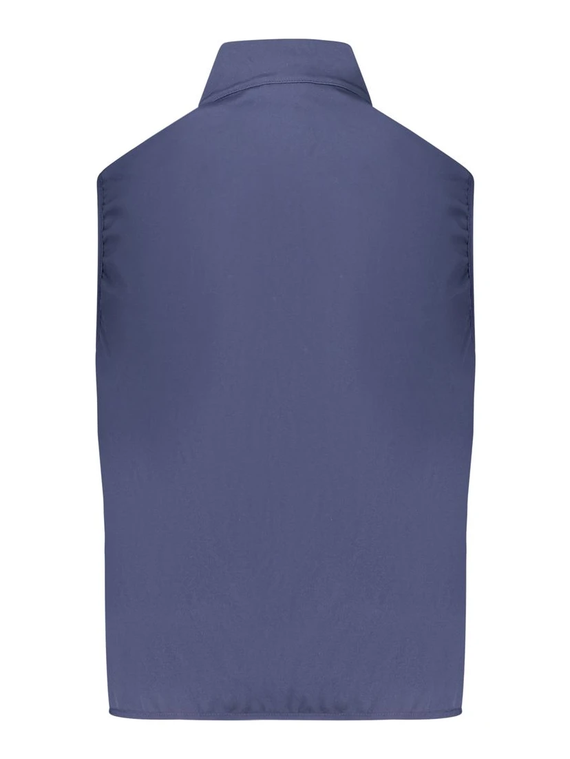 Blu Polyester Men's Vest