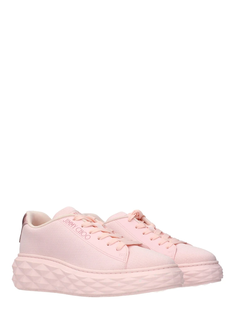 Pink Fabric Platform Sneakers alternative