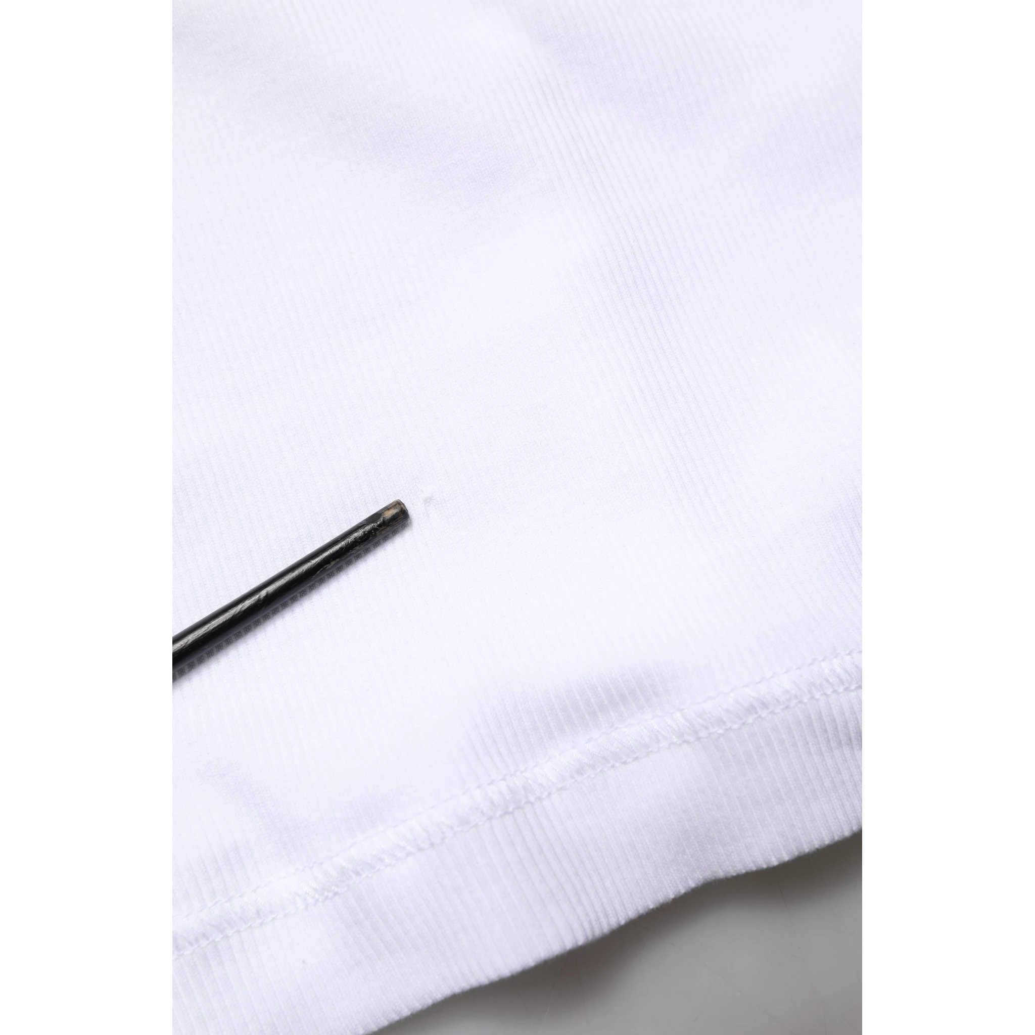 White Sleeveless Round Neck Tank Top T-shirt