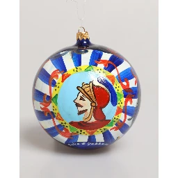 Multicolor Hand Painted Sicilian Ornament Christmas Ball
