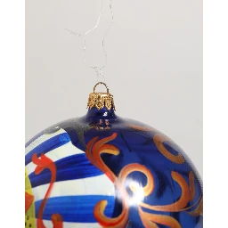 Multicolor Hand Painted Sicilian Ornament Christmas Ball