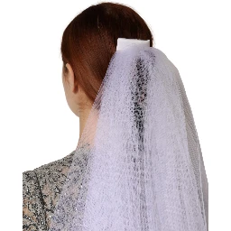 White Floral LaceNylon Floor Length 3M Long Veil