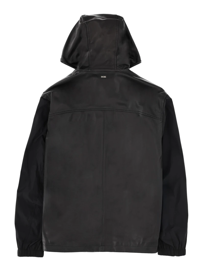 LEATHER BLEND JACKET