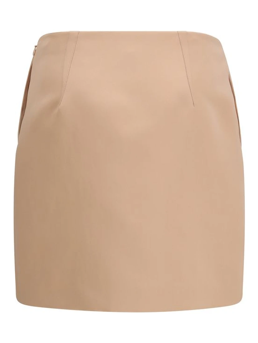 Multicolor Polyester Mini Skirt