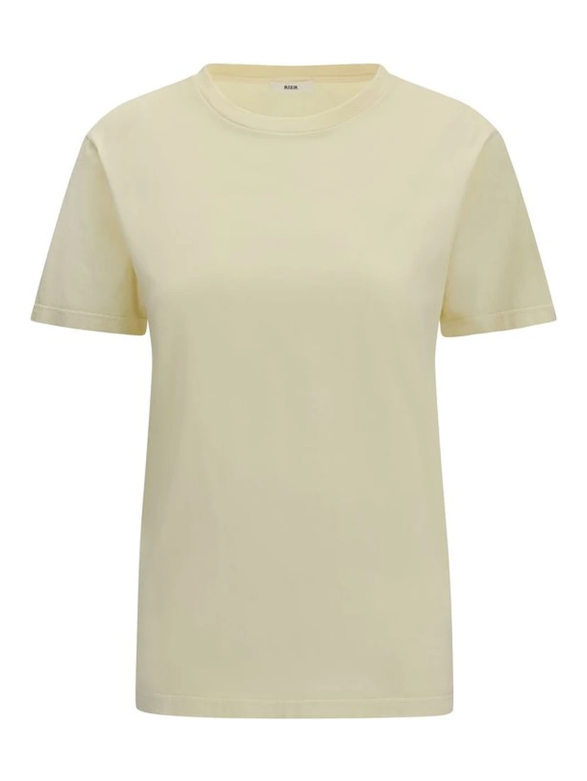 Beige Cotton T-Shirt