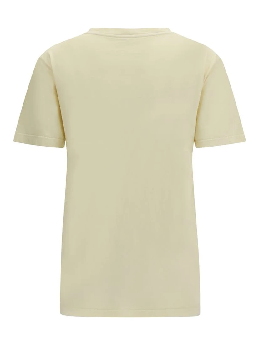 Beige Cotton T-Shirt