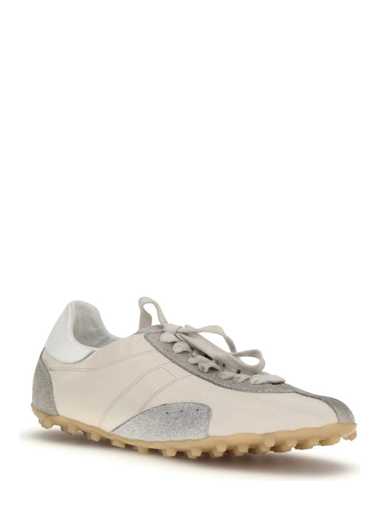 Beige Goatskin Athletic Sneakers alternative