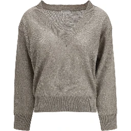Brown Linen Sweatshirt
