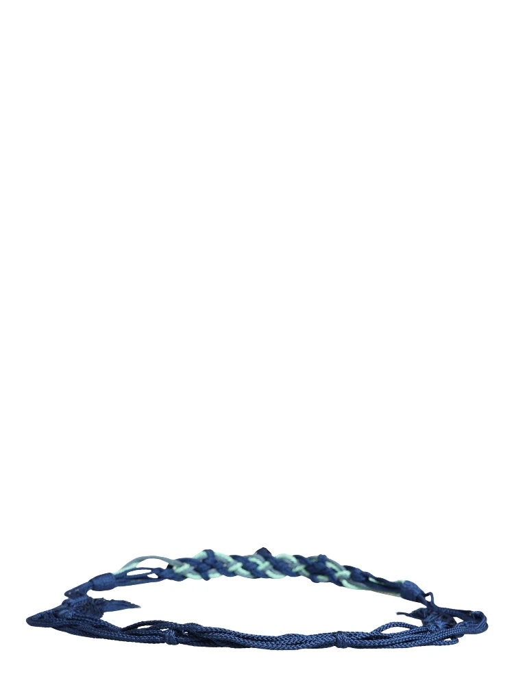 Multicolor Twisted Rope Chain Buckle Waist Belt