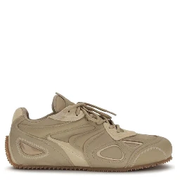 Brown Calf Leather Bos Taurus Low Top Sneakers