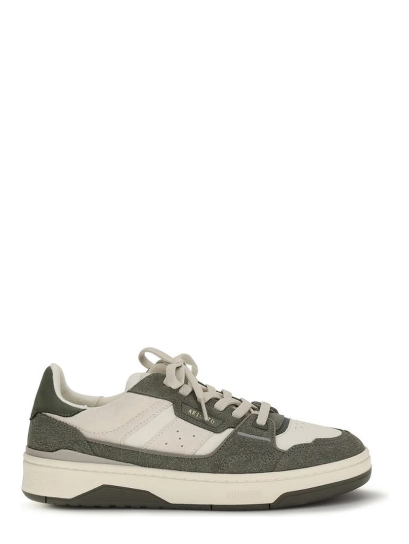 Bicolor Calf Leather Bos Taurus Low Top Sneakers
