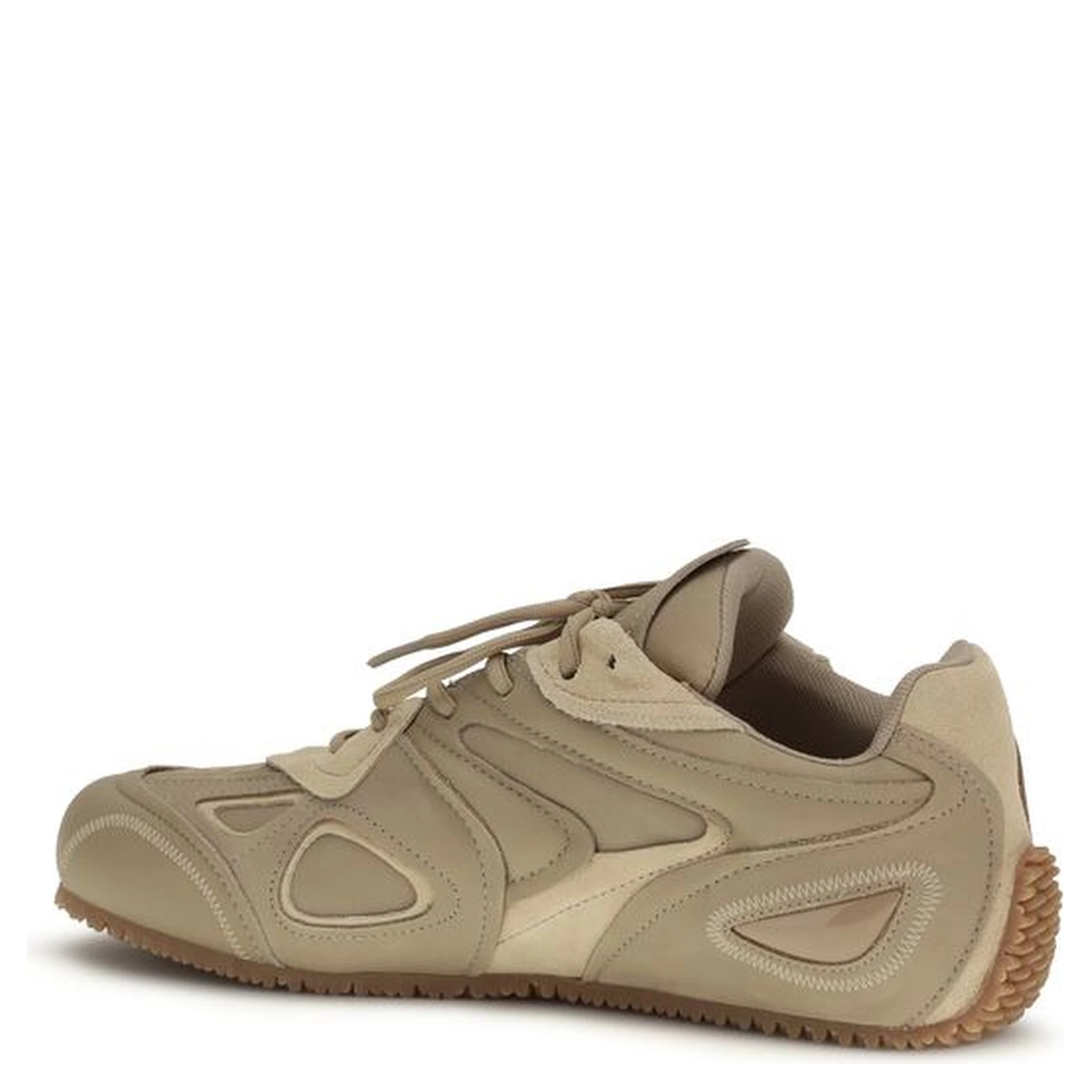 Brown Calf Leather Bos Taurus Low Top Sneakers