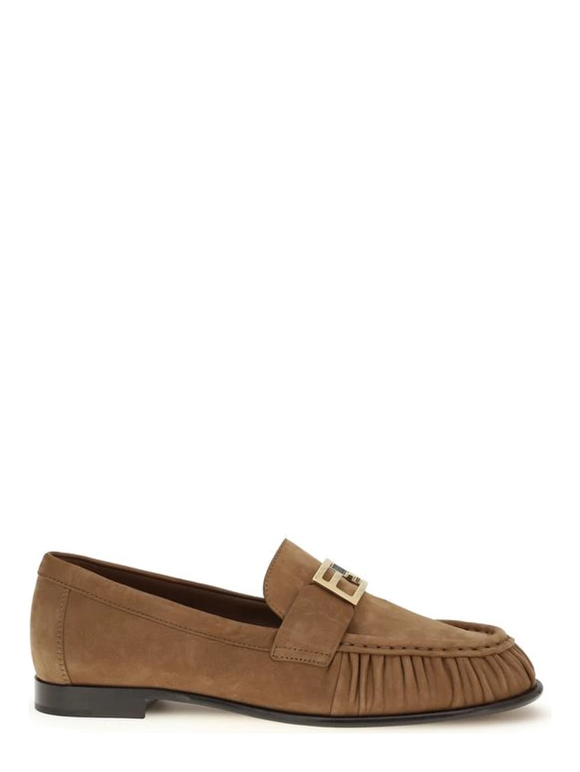 Brown Calf Leather Bos Taurus Slip-On Loafers