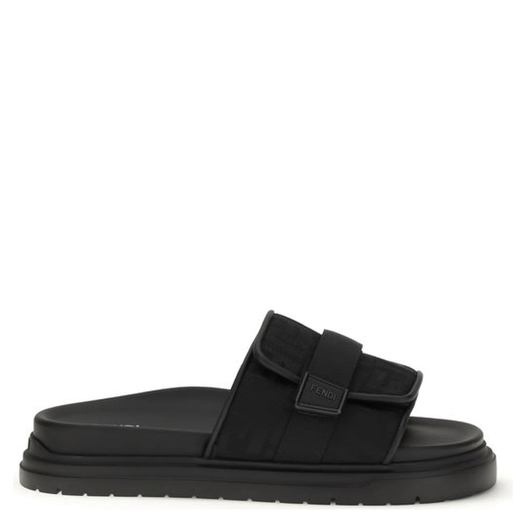 Black Polyamide Sandals