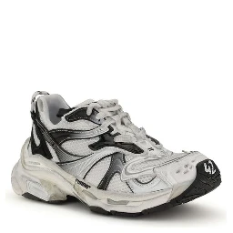 Gray Polyethylene Athletic Sneakers