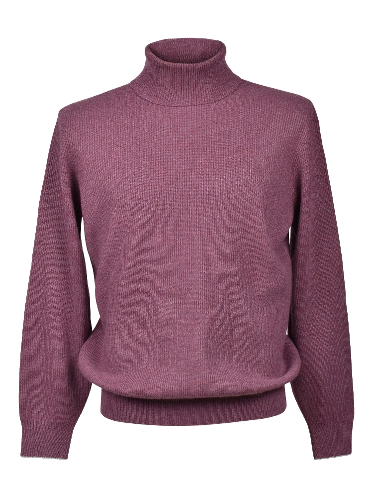 Purple Cashmere Turtleneck alternative