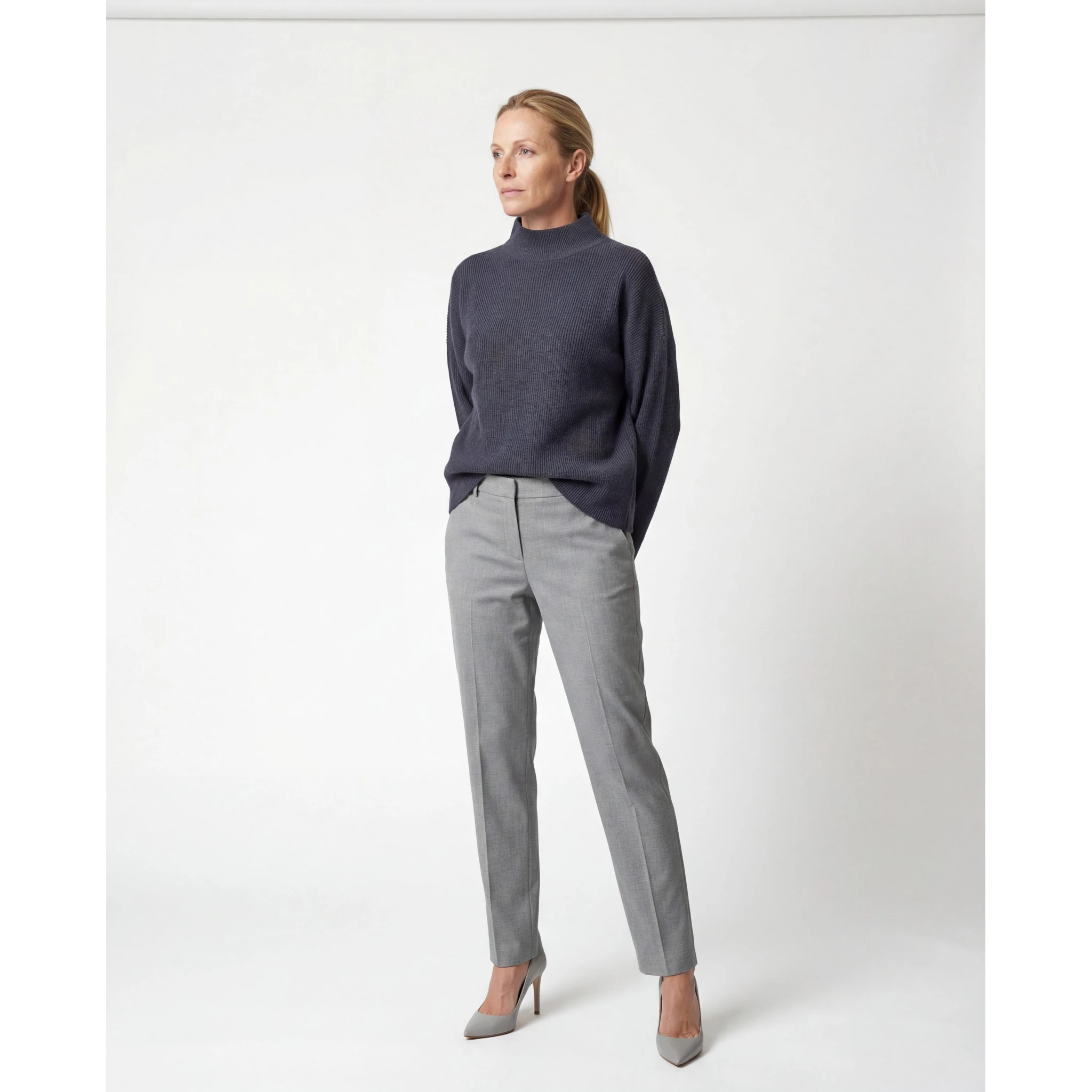 Blue Cashmere Sweater
