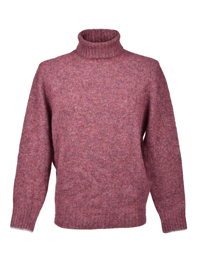 Burgundy Polyamide Turtleneck alternative