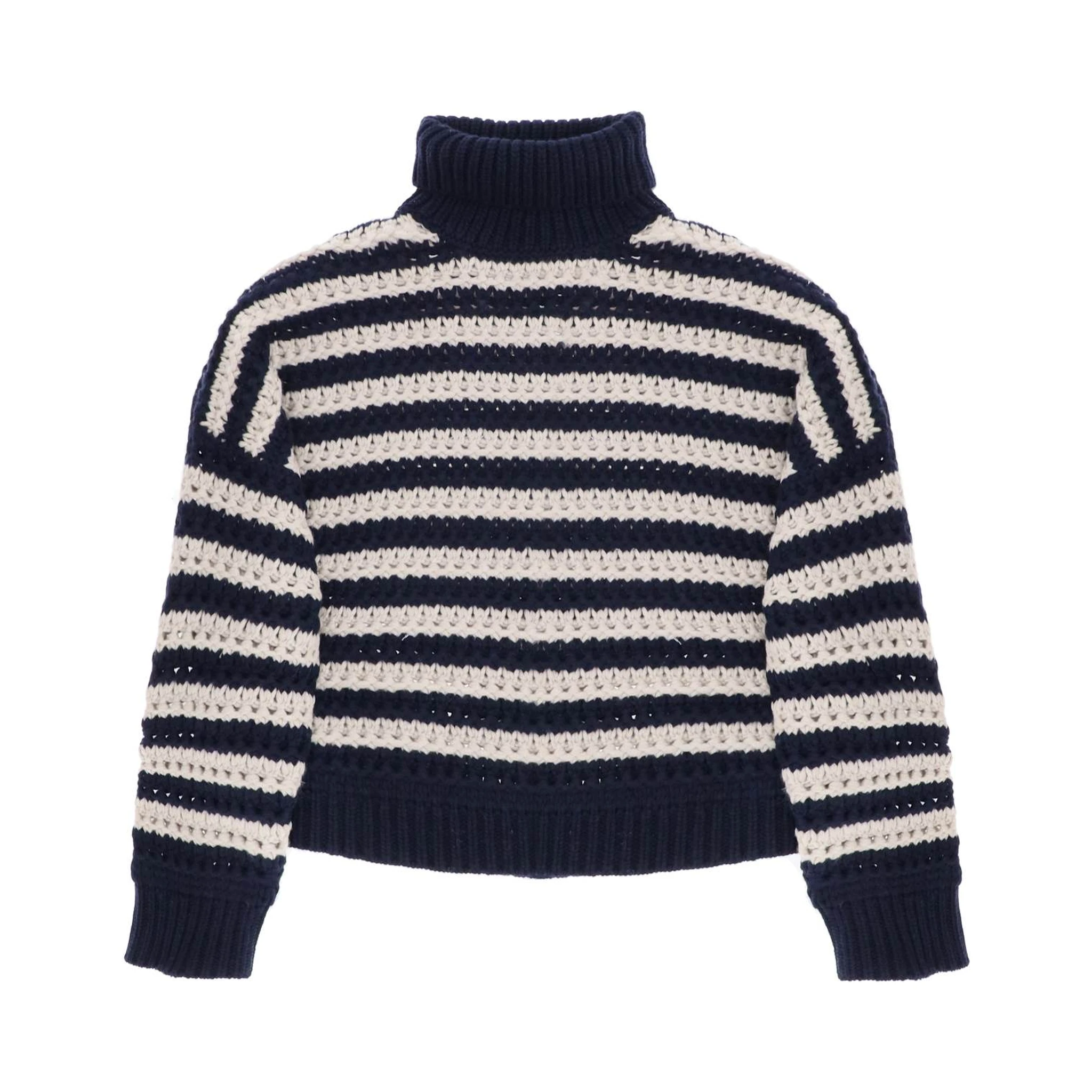 Blue Wool Sweatshirt