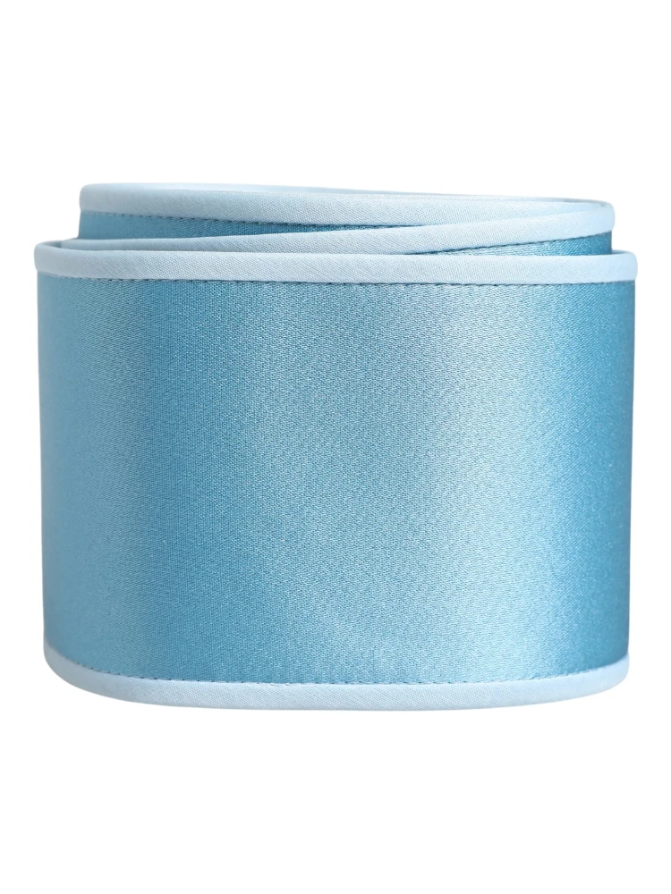 Light Blue Silk Satin Waist Women Cintura Belt alternative