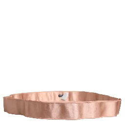 Light Pink Silk Satin Waist Women Cintura Belt