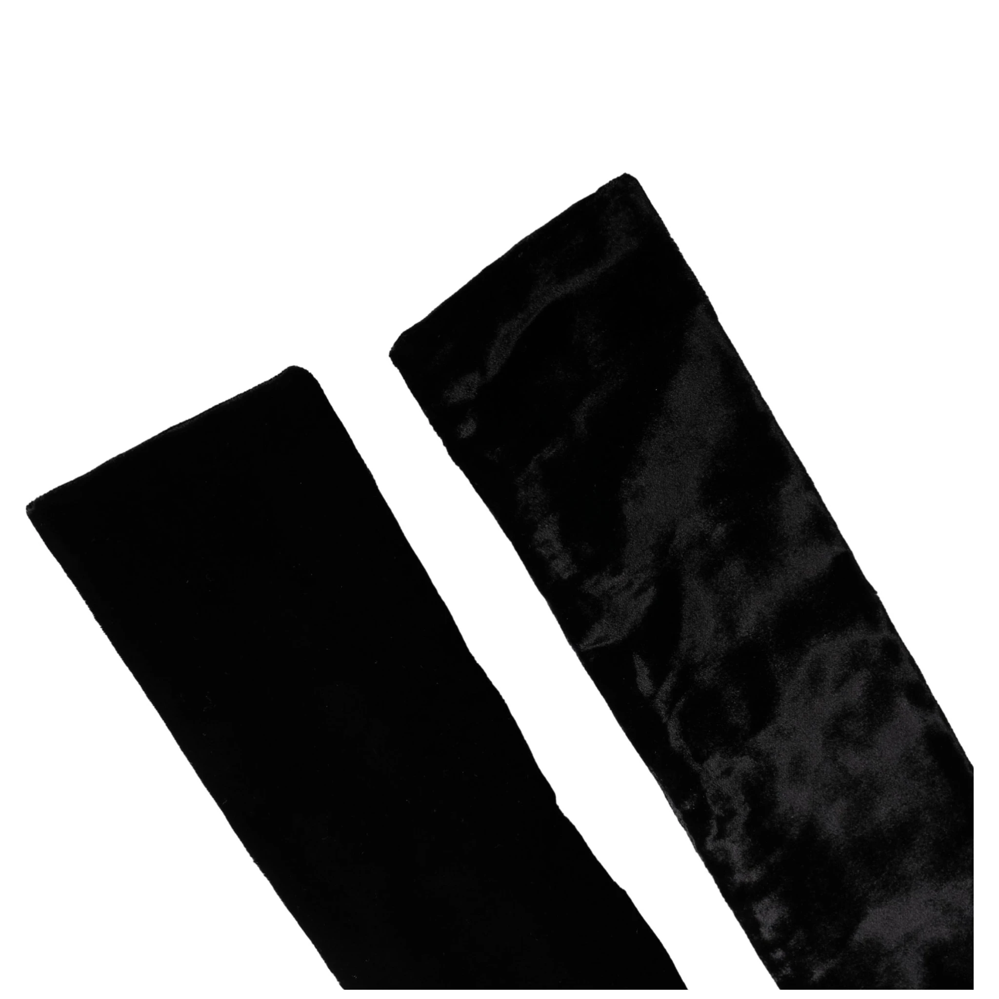 Black Viscose Satin Waist Women Cintura Belt