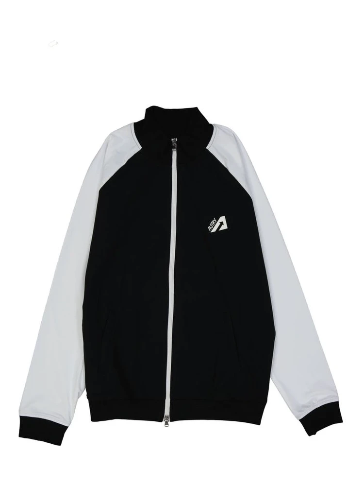 Black Elastane Bomber