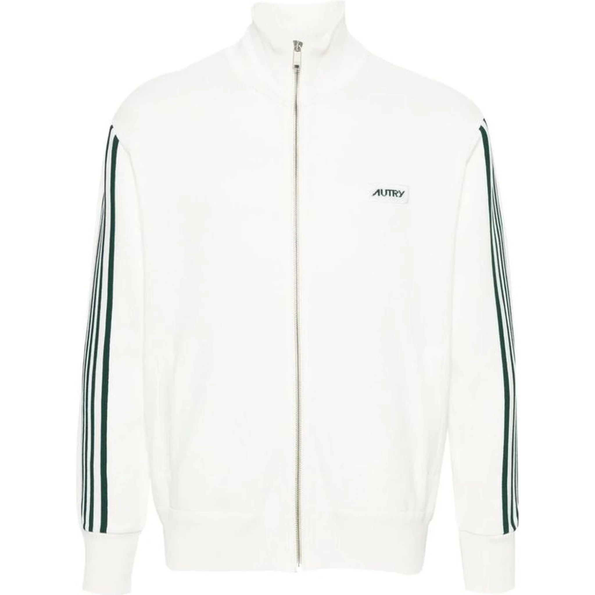 White Nylon Sweatshirt